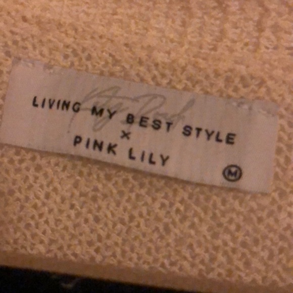 Living My Best Style x Pink Lily Leopard Sweater - Picture 3 of 3